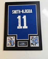 Jaxon Smith-Njigba Signed/Framed Seattle Seahawks #11 NFL Jersey BAS autographed picture