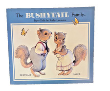 Vintage Shackman Bushytail Family Paper Squirrel Dolls uncut picture