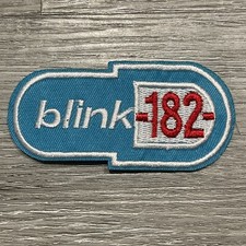 Blink 182 Embroidered Iron On Patch 1.5x3.5 Inch picture