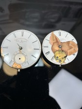 Lot of 2 Antique 19thC John Beesley Liverpool Fusee Watch Movements Repair Lot picture