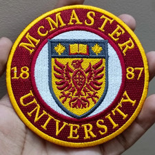 McMaster University Logo Iron On Patch - Sew Patch - Embroidered Patch 4