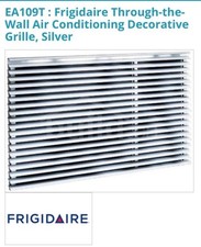 Frigidaire Through-the-Wall Air Conditioning Decorative Grille, Silver picture