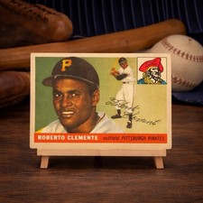 Vintage-Style Souvenir Roberto Clemente Novelty Card Inspired by 1955 Rookie picture