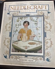 Needlecraft Magazine Issue August 1925 VG Vintage picture