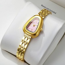Elegant Oval Roma Dial Women Quartz Watch Fashion Bracelet Strap Ladies picture