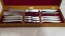 Vintage Gerber Legendary Blades 8-Piece Carving & Steak Knife Set with Case picture
