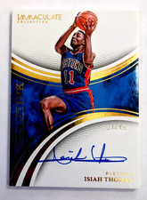 2024-25 Panini Immaculate Isiah Thomas Immaculate Ink Auto 29/49 Pistons picture