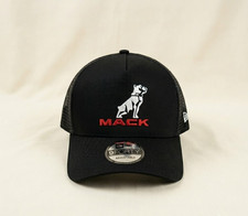 9FORTY Black Trucker Hat Mack Trucks Bulldog Logo Embroidered Cap picture
