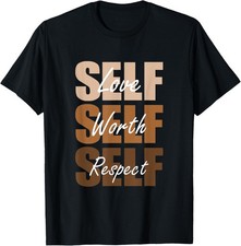 Melanin Brown Self Brown Color Graphic T-Shirt unisex Tee picture