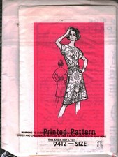 9412 Vintage Mail Order Sewing Pattern Dress 1970's Casual 8 picture