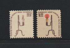 US EFO ERROR Stamps: #1610 Americana, $1 Lamp: Perfect brown offset on back MNH picture