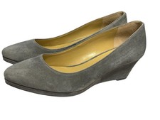 Talbots Kendall Grey Laney Suede Shoes Size 8M New Without Box picture