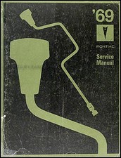 ORIGINAL 1969 Pontiac Shop Manual OEM Repair Service Book - Best Quality Print picture