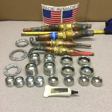 Refrigeration Quick Connects Aeroquip Take Off Set 7/8 ,5/8 And 2 , 3/8 Pairs picture