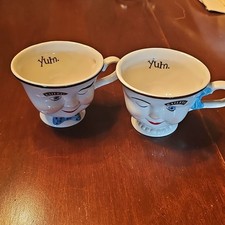 Vintage Baileys Coffee Mug Cup Winking Mr and Mrs  90s picture