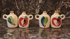 Vintage Purinton Pottery Fruit Salt & Pepper Shaker Lot - Two Versions picture