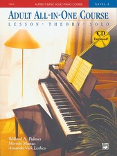 Alfred's Basic Adult Piano Course, All-In-One, Level 2 w/CD [STUDENT EDITION... picture