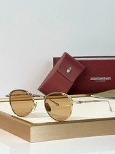 Jacques Marie Mage Archibald Vintage Round Luxury Sunglasses 47-21-146 picture