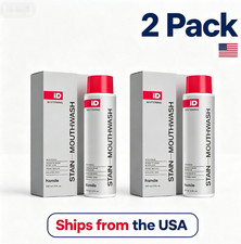 2x Hismile iD Stain Whitening Mouthwash Peroxide Rinse Gunk Removing Mouthwash picture