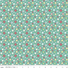 Vintage Happy 2 C9136S Seafoam Lori Holt  Riley Blake picture