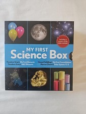 My First Science Box 4 Board Book Set Elements Solar System NEW SEALED picture