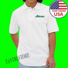 Alitalia Airlines Men's White Size S to 3XL picture