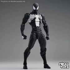 CT Toys Messtoys Symbiote Spider-Man Black Spider Action Figure Boxed (US STOCK) picture