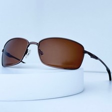 Oakley Square Wire OO4075 Polarized Sunglasses Tungsten Frame Lens 60mm picture