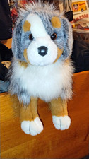 NWT old Version Sinclair Douglas Australian Shepherd Dog Plush Stuffed Animal picture