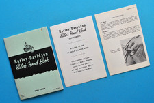 Original 1948 - 1950s Harley Riders 125 & 165 Riders Hand Book Owner Manual picture