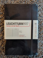 Leuchtturm1917 B6+ Ruled Softcover In Black - Brand New In Wrapper picture