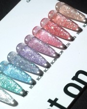 REVE IN NAIL LIGHT ON Reflective Glitter Gel Nail Polish K-Beauty picture