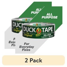 (2 pack) The Original Duck Tape Brand Duct Tape, 1.88 in. x 55 yd Silver picture