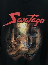 Savatage Edge Of Thorns Black Cotton T-Shirt S-234XL CM758 picture