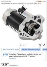 Starter Motor for Honda Odyssey 3.5L 2007 2008 2009 2010 picture