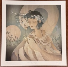 Amy Sol Nestling Night 2010 Giclee Fine Art Print S/# 50 w/ COA Surreal Fantasy picture