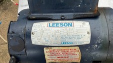 Leeson 1/2 HP AC Electric Motor 208-230 VAC 1725 RPM 1 Phase  A4K17DJ2C, TAYLOR picture