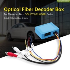 Car D2B Optical Fiber Decoder Adapter for Mercedes-Benz S/SL/C/CL/CLK/E/ML NEW picture
