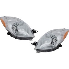 Halogen Headlight Set of 2 For 2007-2008 Toyota Yaris Hatchback Left and Right picture