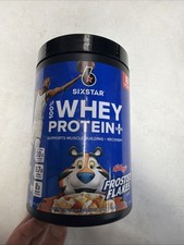 Six Star 100% Whey Protein Plus Frosted Flakes Flavor 18 Servings Exp 7/27 picture