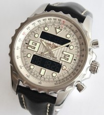 BREITLING Men's Watch A78365 CHRONOSPACE, WHITE DIAL, multifunction, 48mm, WOW🤩 picture