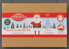 8251787 Rudolph Red-Nosed Reindeer 6FT Santa Claus Animatronic Christmas IN HAND picture