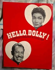 Vintage 1968 Hello Dolly Broadway Souvenir Program Pearl Bailey Cab Calloway picture