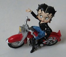 Betty Boop on Motorcycle Figurine Westland  picture