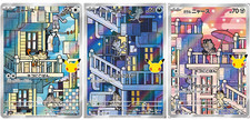 Pokemon TCG 30th Celebration Meowth Alolan Galarian AR 3 Card Set JP picture