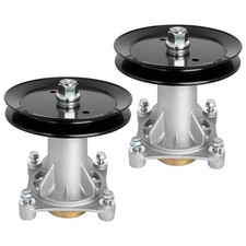 2PK Spindle Assembly w/Pulley 187292 195945 Fits Husqvarna/Craftsman Mower picture