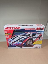 Meccano Supercar 25-in-1 Model 2102 Motorized Vehicle Building Kit 347 Parts picture