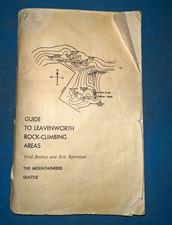 Guide to Leavenworth Rock-Climbing Areas Fred Beckey Bjornstad PB 1965 picture