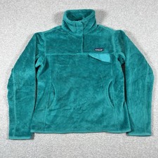 Patagonia Sweater womens Small Blue Re-Tool Snap T Fleece Pullover Logo Outdoor picture