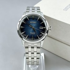 Seiko Presage SRPB41 Cocktail Time Automatic Blue Dial Men's Watch 40.5mm NEW picture